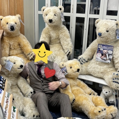 作家さまふわふわマルチーズのぬいぐるみテディベアハンドメイド