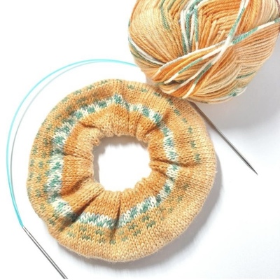 ぐでねこちゃんヘアクリップ　春×ミケ猫（オレンジ） ぐでねこちゃんヘアクリップ 春×ミケ猫（オレンジ）