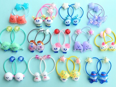 ひつじフェルト1】ベビーヘアクリップ ベビーヘアピン♡セミオーダーメイド