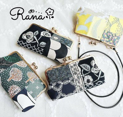 ミナペルホネン Lulu 親子がま口（リボン）財布 ミナペルホネン Lulu 親子がま口（リボン）財布