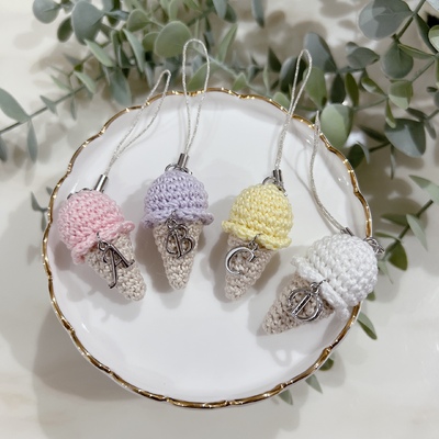 雫のカタチ＊ キラキラシルバーと持ち手レザーの麻ひもドロップバッグ 雫